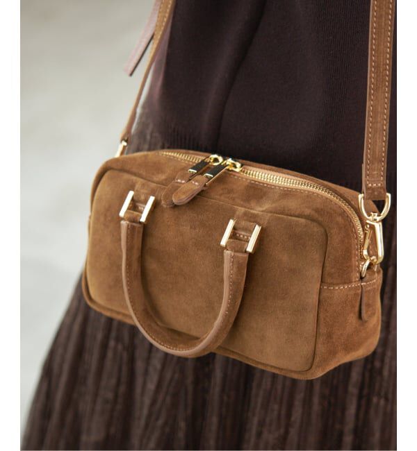 IENA「《WEB限定/追加》Manuel MILANO/マニュエルミラノ BOSTON MINI バッグ 6307」|ボストンバッグ|