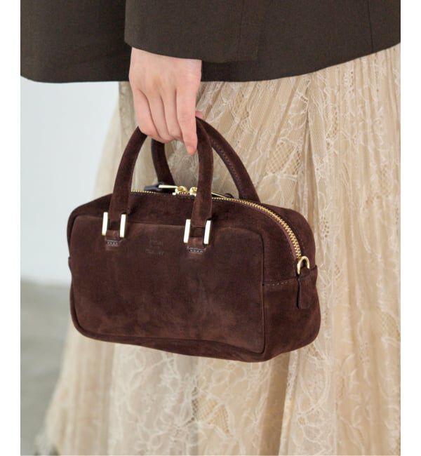 IENA「《WEB限定/追加》Manuel MILANO/マニュエルミラノ BOSTON MINI バッグ 6307」|ボストンバッグ|