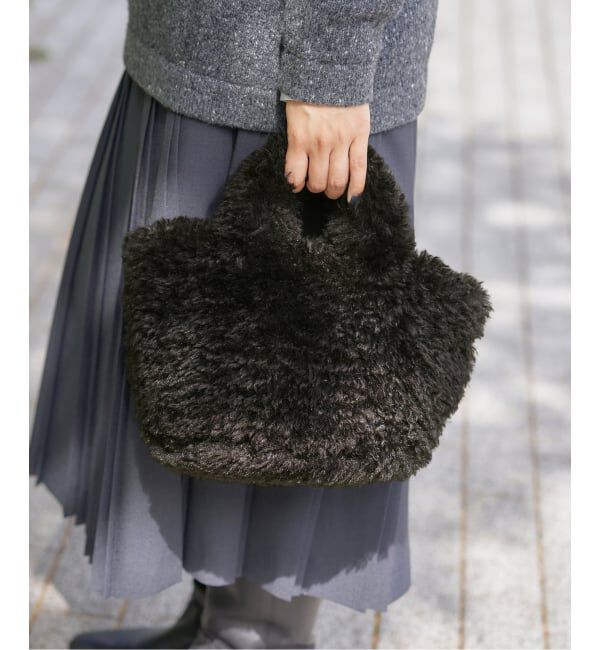 IENA「HELEN MOORE/ヘレンムーア MINI バッグ PILLJOY」|ハンドバッグ|グレー