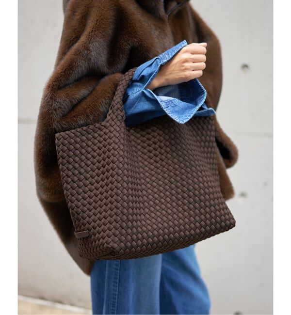 IENA「《追加2》NAGHEDI/ナゲディ St Barths Medium tote トートバッグ SN03013LD」|トートバッグ|ブラウン