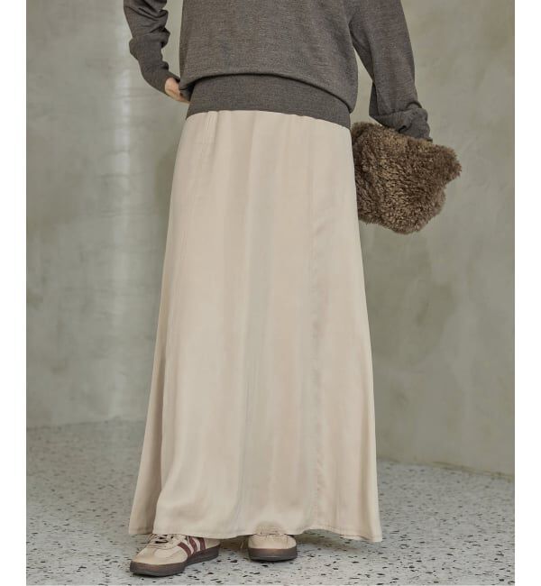 IENA「キュプラフィブリルフレアスカート」|スカート|