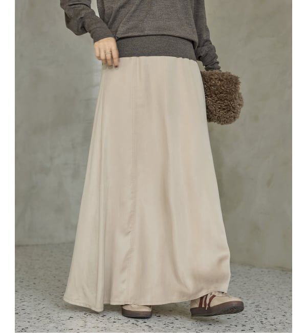 IENA「キュプラフィブリルフレアスカート」|スカート|