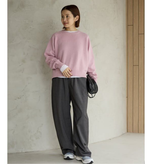 IENA「《追加》SUPER180クルーネックプルオーバー」|ニット・セーター|