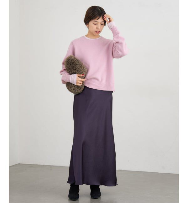 IENA「《追加》SUPER180クルーネックプルオーバー」|ニット・セーター|