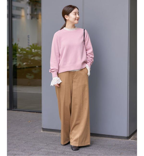 IENA「《追加》SUPER180クルーネックプルオーバー」|ニット・セーター|