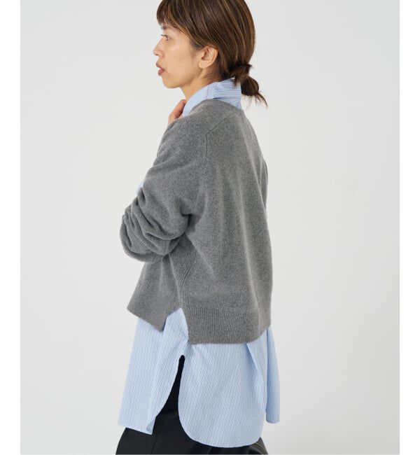 IENA「《追加》SUPER180クルーネックプルオーバー」|ニット・セーター|