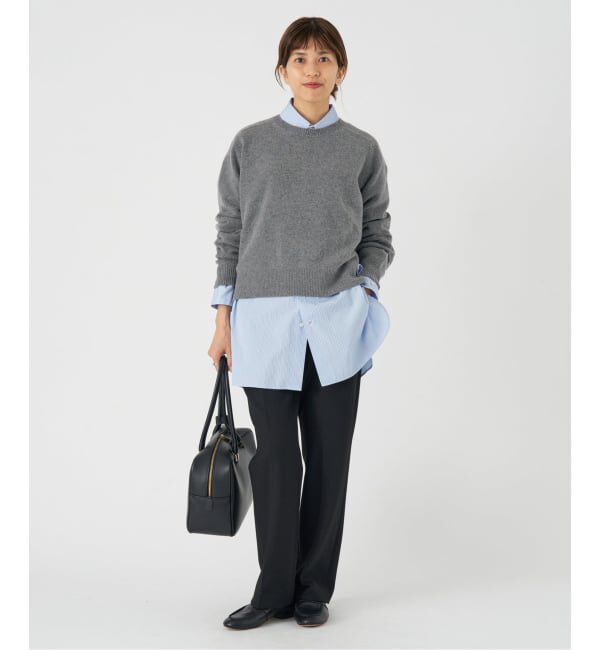 IENA「《追加》SUPER180クルーネックプルオーバー」|ニット・セーター|