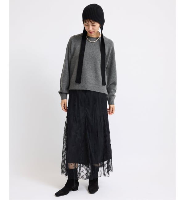 IENA「《追加》SUPER180クルーネックプルオーバー」|ニット・セーター|