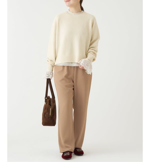 IENA「《追加》SUPER180クルーネックプルオーバー」|ニット・セーター|