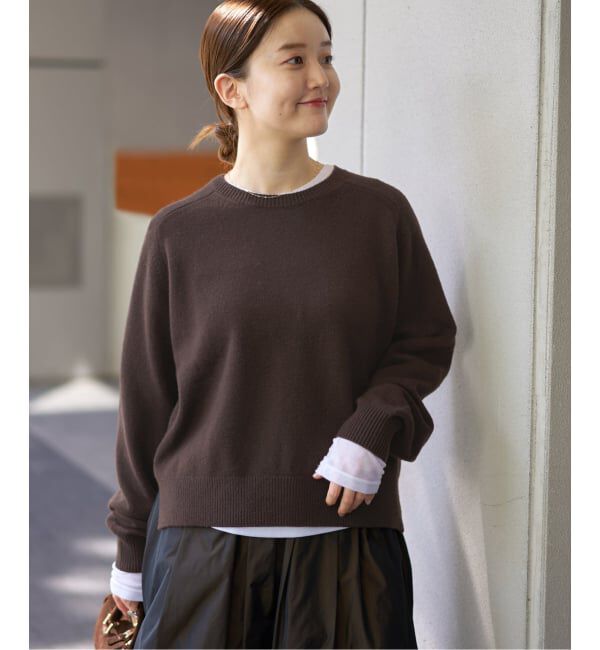 IENA「《追加》SUPER180クルーネックプルオーバー」|ニット・セーター|