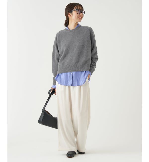 IENA「《追加》SUPER180クルーネックプルオーバー」|ニット・セーター|
