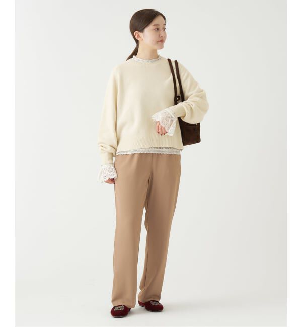 IENA「《追加》SUPER180クルーネックプルオーバー」|ニット・セーター|