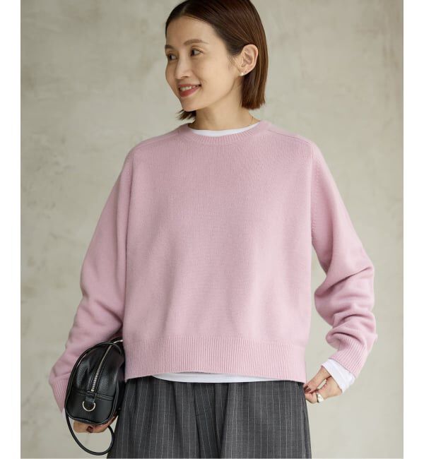 IENA「《追加》SUPER180クルーネックプルオーバー」|ニット・セーター|