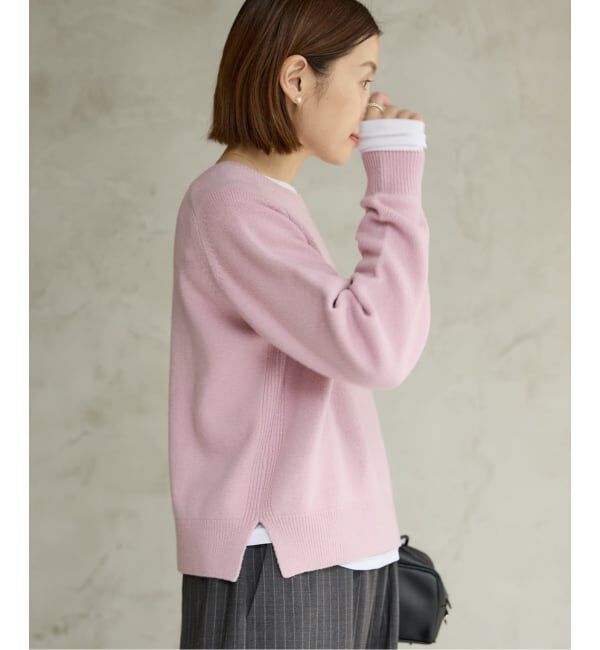 IENA「《追加》SUPER180クルーネックプルオーバー」|ニット・セーター|