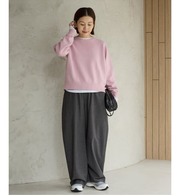 IENA「《追加》SUPER180クルーネックプルオーバー」|ニット・セーター|