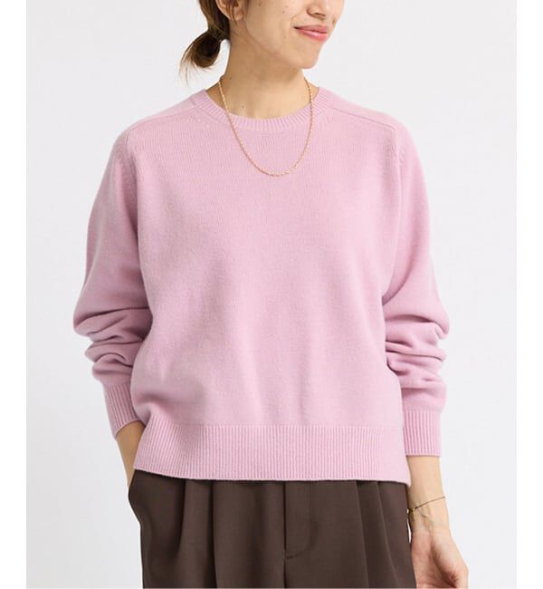 IENA「《追加》SUPER180クルーネックプルオーバー」|ニット・セーター|