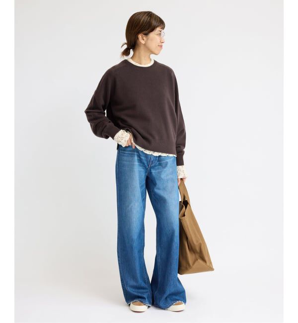 IENA「《追加》SUPER180クルーネックプルオーバー」|ニット・セーター|