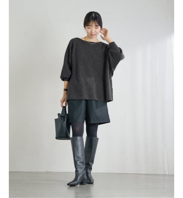 IENA「ピュア カシミヤ ドルマンプルオーバー」|ニット・セーター|