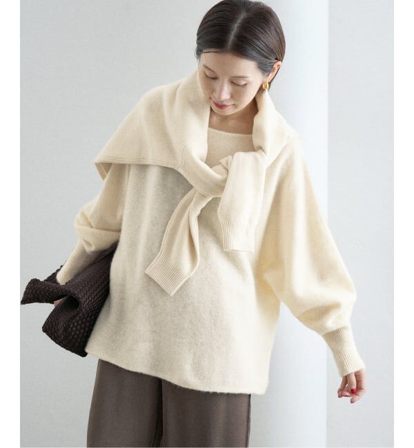 IENA「ピュア カシミヤ ドルマンプルオーバー」|ニット・セーター|