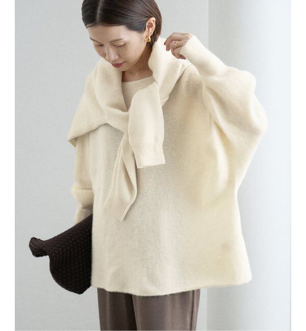 IENA「ピュア カシミヤ ドルマンプルオーバー」|ニット・セーター|