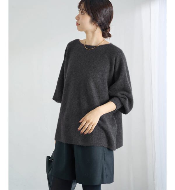 IENA「ピュア カシミヤ ドルマンプルオーバー」|ニット・セーター|