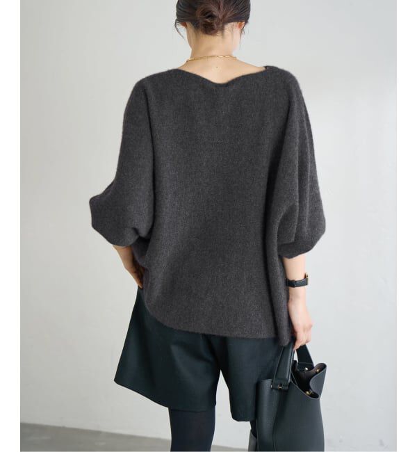 IENA「ピュア カシミヤ ドルマンプルオーバー」|ニット・セーター|