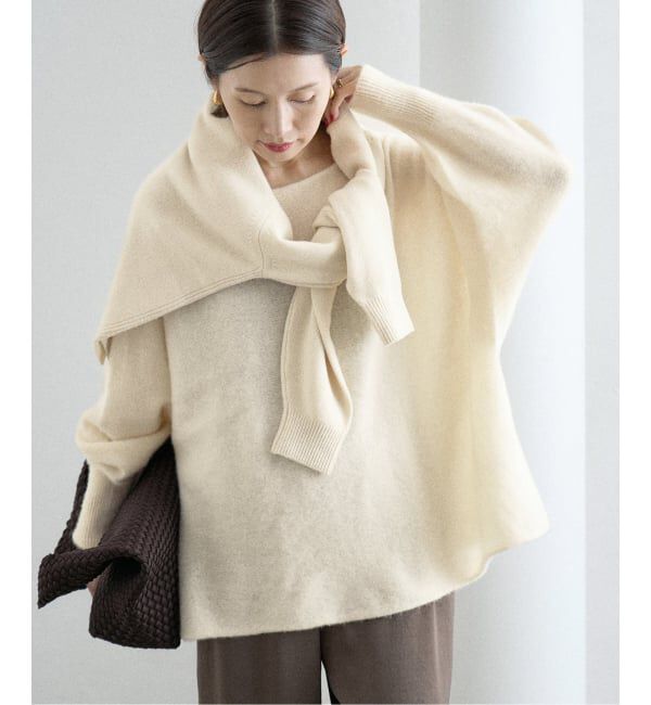 IENA「ピュア カシミヤ ドルマンプルオーバー」|ニット・セーター|