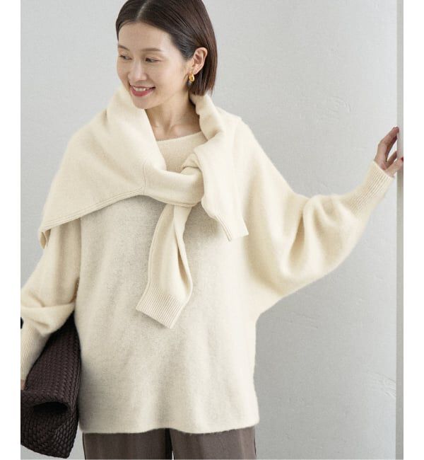 IENA「ピュア カシミヤ ドルマンプルオーバー」|ニット・セーター|