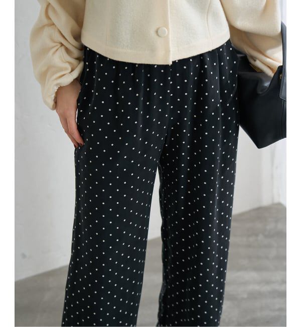 IENA「IPEKERフィブリルドットプリントパンツ」|その他|