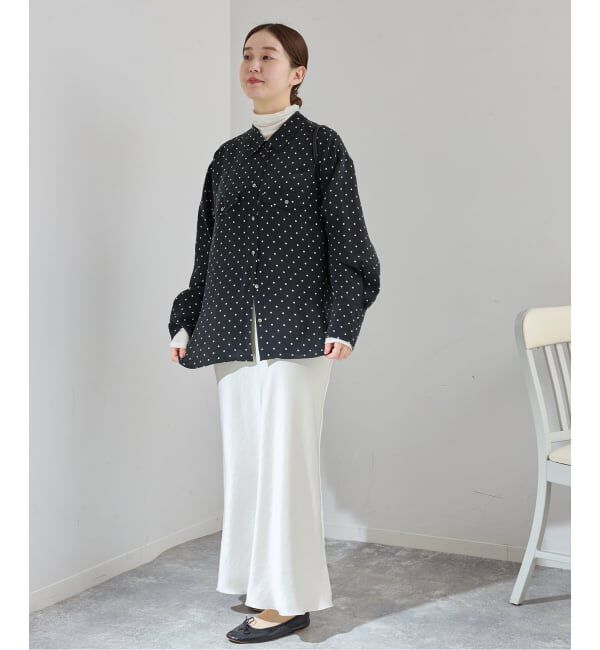 IENA「IPEKERフィブリルドットプリントシャツ」|シャツ・ブラウス|