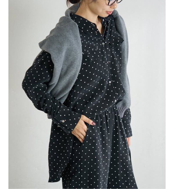 IENA「IPEKERフィブリルドットプリントシャツ」|シャツ・ブラウス|