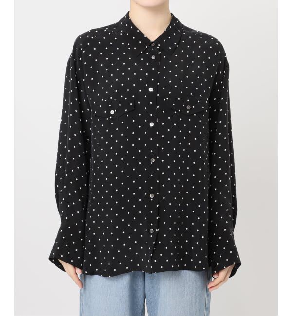 IENA「IPEKERフィブリルドットプリントシャツ」|シャツ・ブラウス|