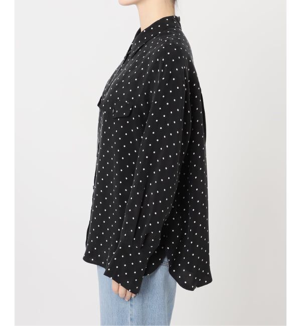 IENA「IPEKERフィブリルドットプリントシャツ」|シャツ・ブラウス|