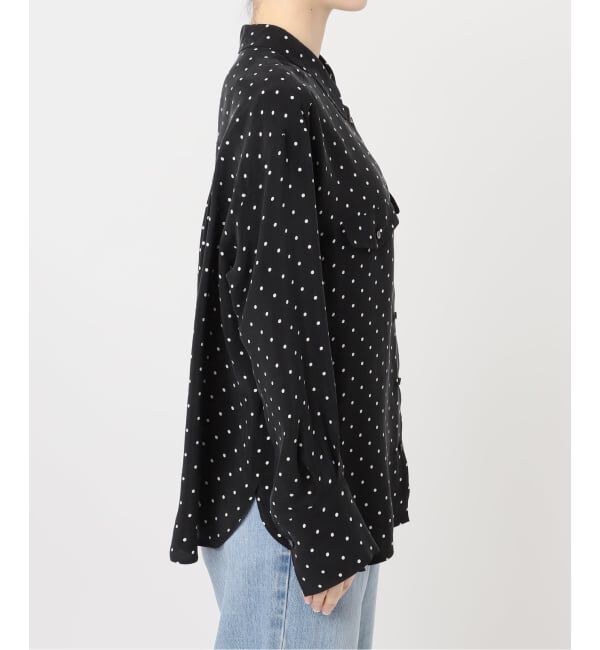 IENA「IPEKERフィブリルドットプリントシャツ」|シャツ・ブラウス|
