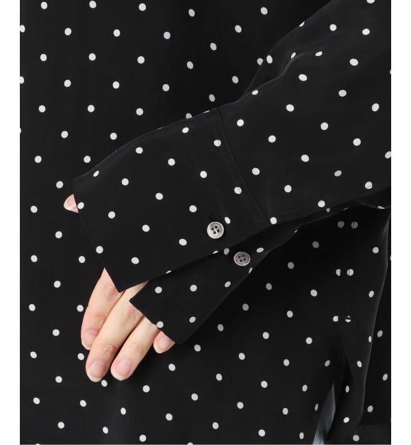 IENA「IPEKERフィブリルドットプリントシャツ」|シャツ・ブラウス|