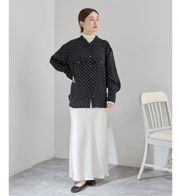IENA「IPEKERフィブリルドットプリントシャツ」|シャツ・ブラウス|