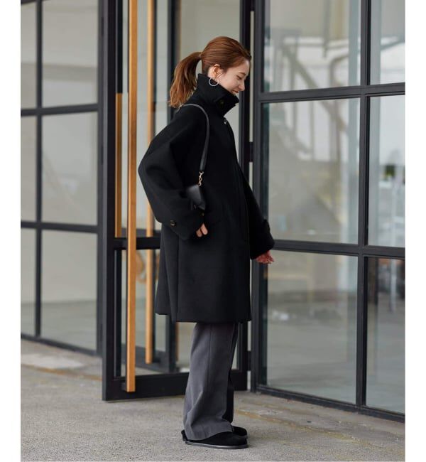 【新品タグ付き・36】ラムウールMIXシャルムバルカラーコート3 FRAMeWORK｜≪追加≫ラムウールMIXシャルムバルカラーコート 3