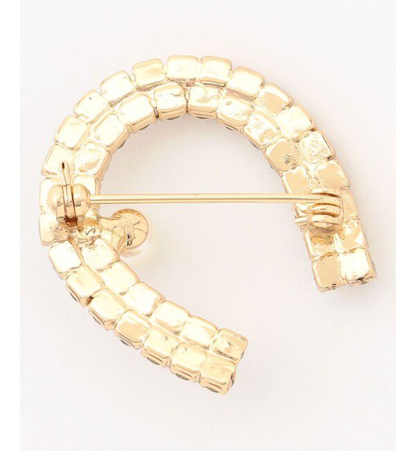 組曲「【2026年干支/開運コレクション】ホースシュービジュー ブローチ」|ブローチ・コサージュ|