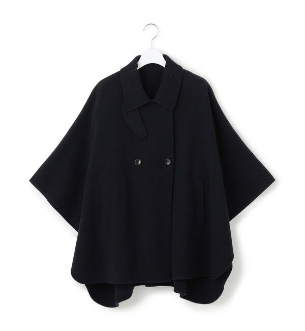 見上愛さん着用/Oggi12月号掲載】ウールライトリバー ポンチョ
