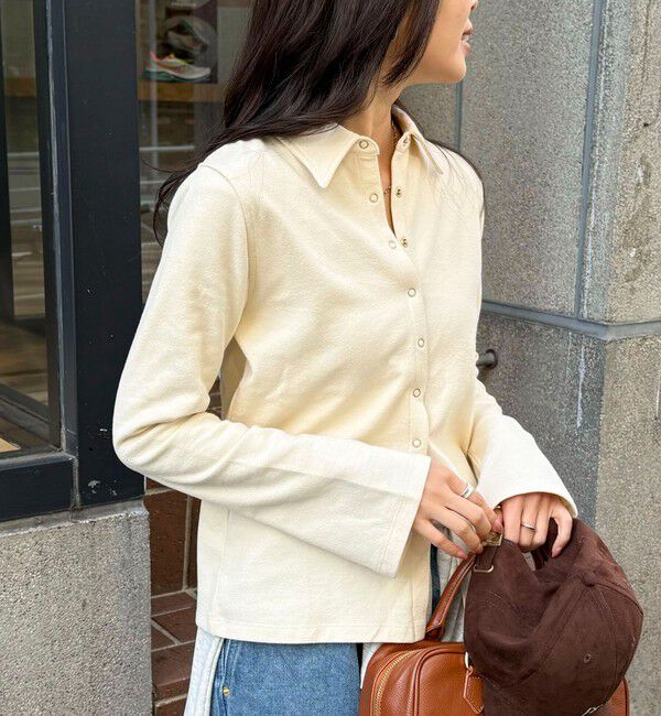 fredy emue「ブークレーフレアスリーブカーディガン」|カーディガン|