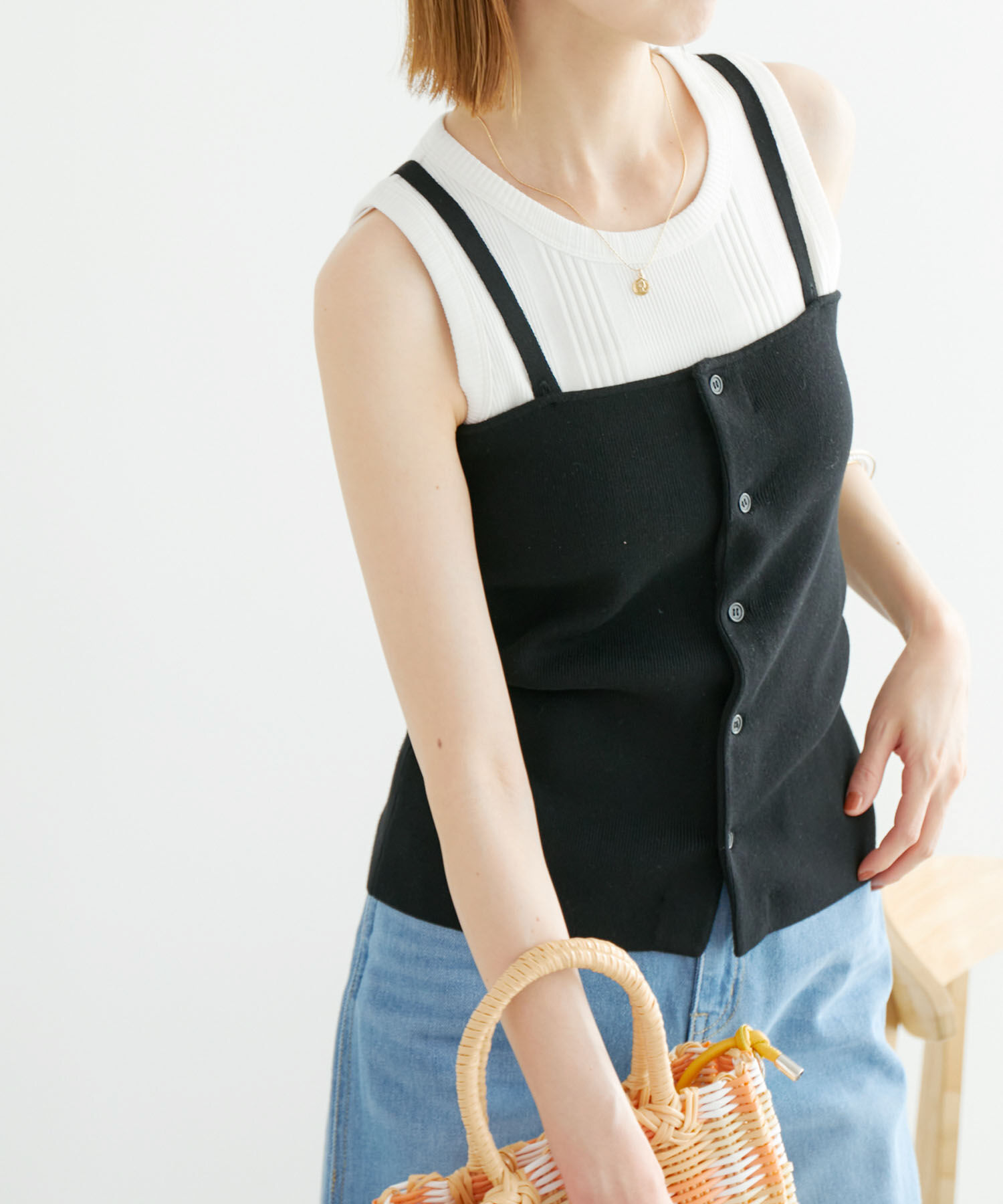 Rope&rsquo;Picnic「着丈が選べるタンクトップ」|タンクトップ|