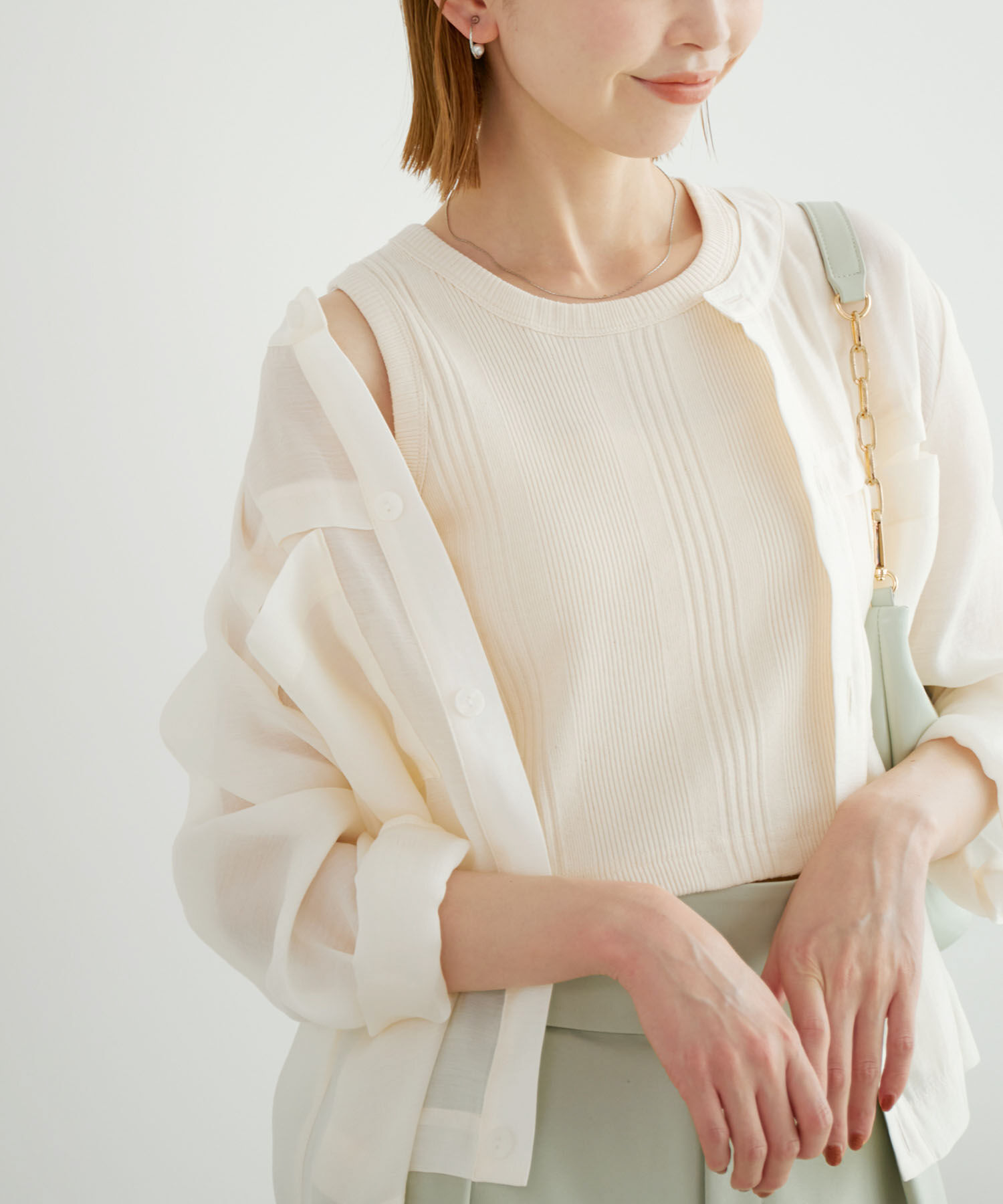 Rope&rsquo;Picnic「着丈が選べるタンクトップ」|タンクトップ|