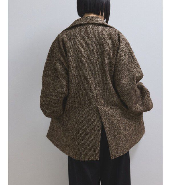 WEB限定】スタンドカラーウールミドルコート（ADAM ET ROPE'）｜ルミネ