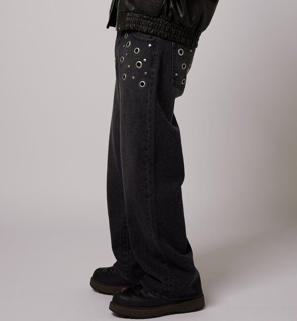  「EYELET LOW RISE DENIM /アイレットローライズデニム」|デニム|
