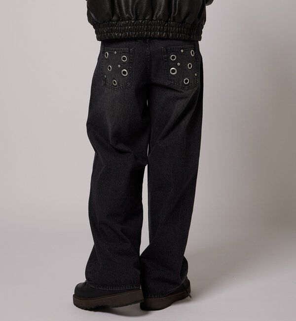  「EYELET LOW RISE DENIM /アイレットローライズデニム」|デニム|