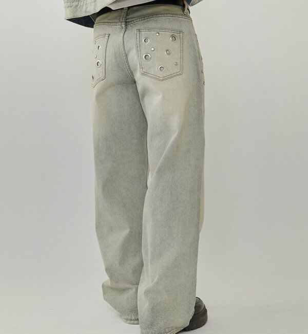  「EYELET LOW RISE DENIM /アイレットローライズデニム」|デニム|
