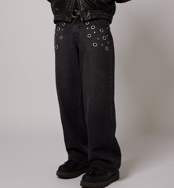  「EYELET LOW RISE DENIM /アイレットローライズデニム」|デニム|