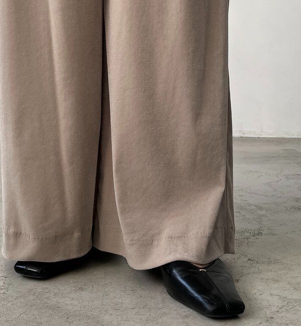  「ベロアワイドパンツ」|チノ|