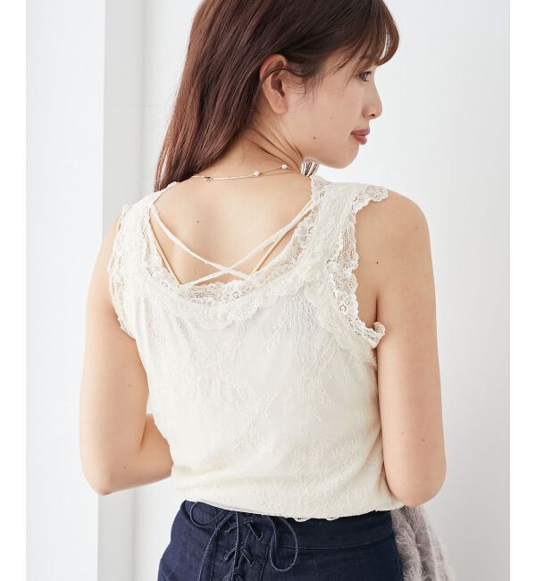 MAJESTICLEGON「レースクロスタンク」|タンクトップ|