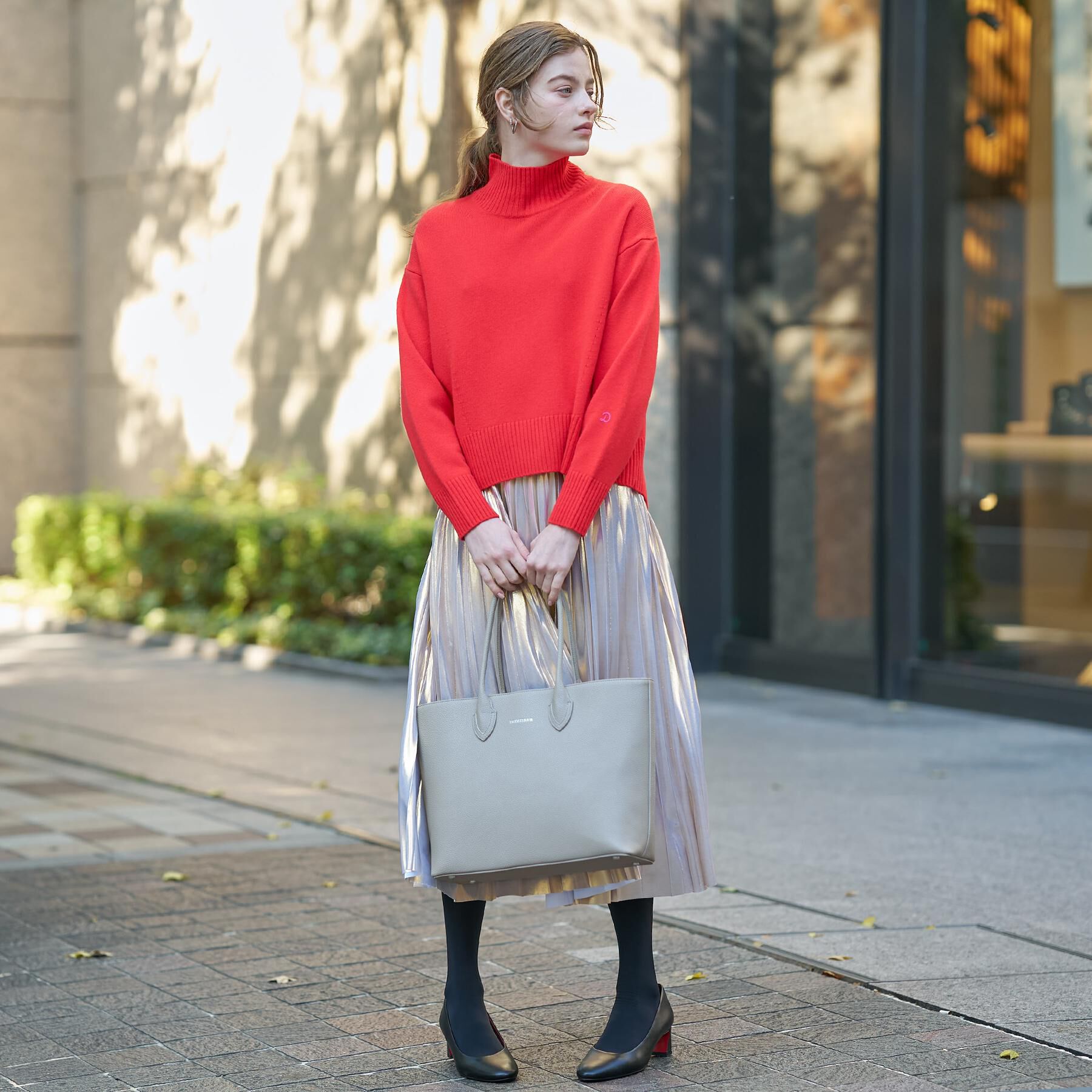 DRESSTERIOR「ミドルゲージハイネックプルオーバー」|ニット・セーター|